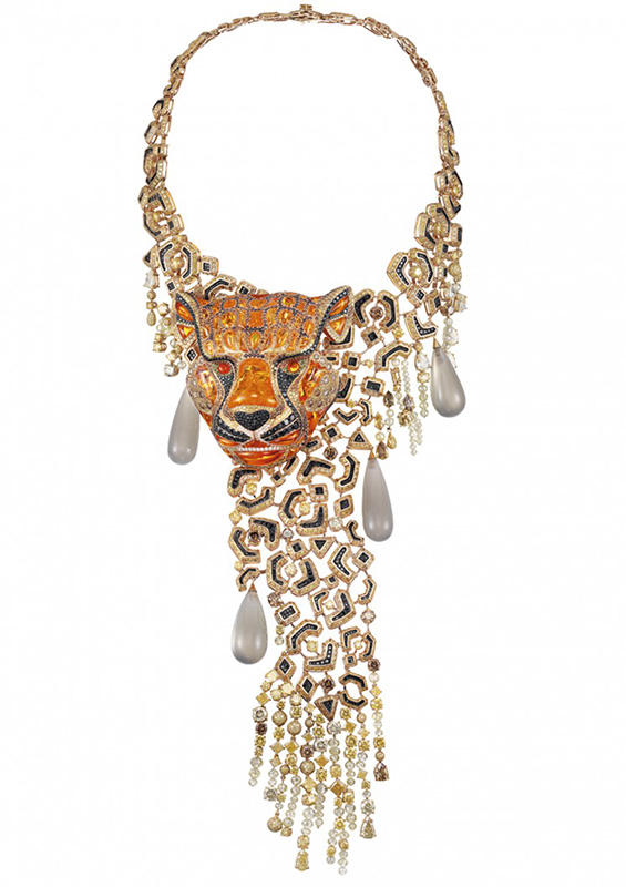 Chopard Animal World collection at Harrods Tiger Necklace