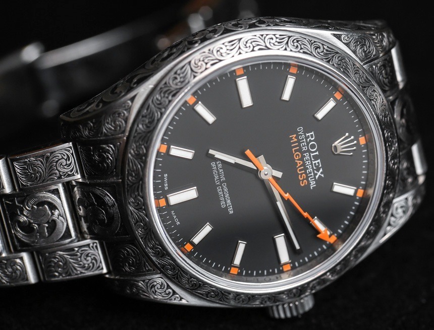 Watch Review: Rolex Milgauss 116400 Engraved By MadeWorn 