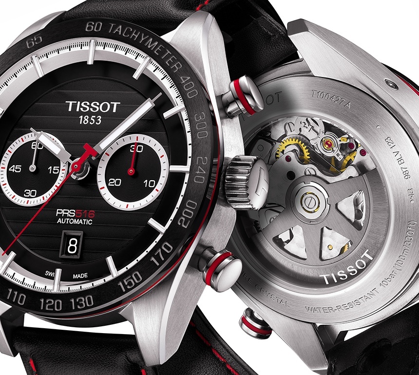  Tissot PRS 516 Bi-Compax Chronograph Watch 