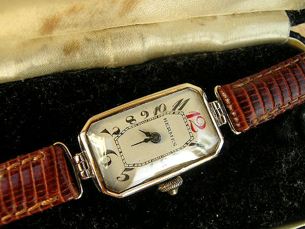 Exploding Numerals 1928 With  Hermes Gold Ladies  Watch