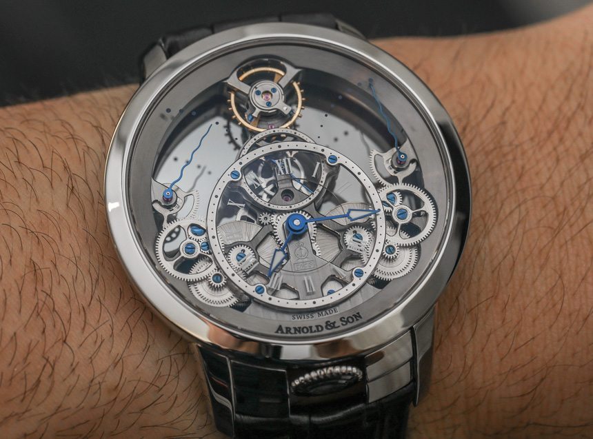 Arnold & Son Time Pyramid Translucent Back Watch Hands-On Hands-On 