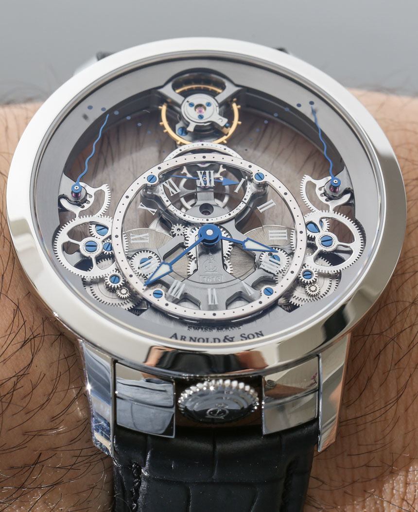 Arnold & Son Time Pyramid Watch In Steel Hands-On Hands-On 