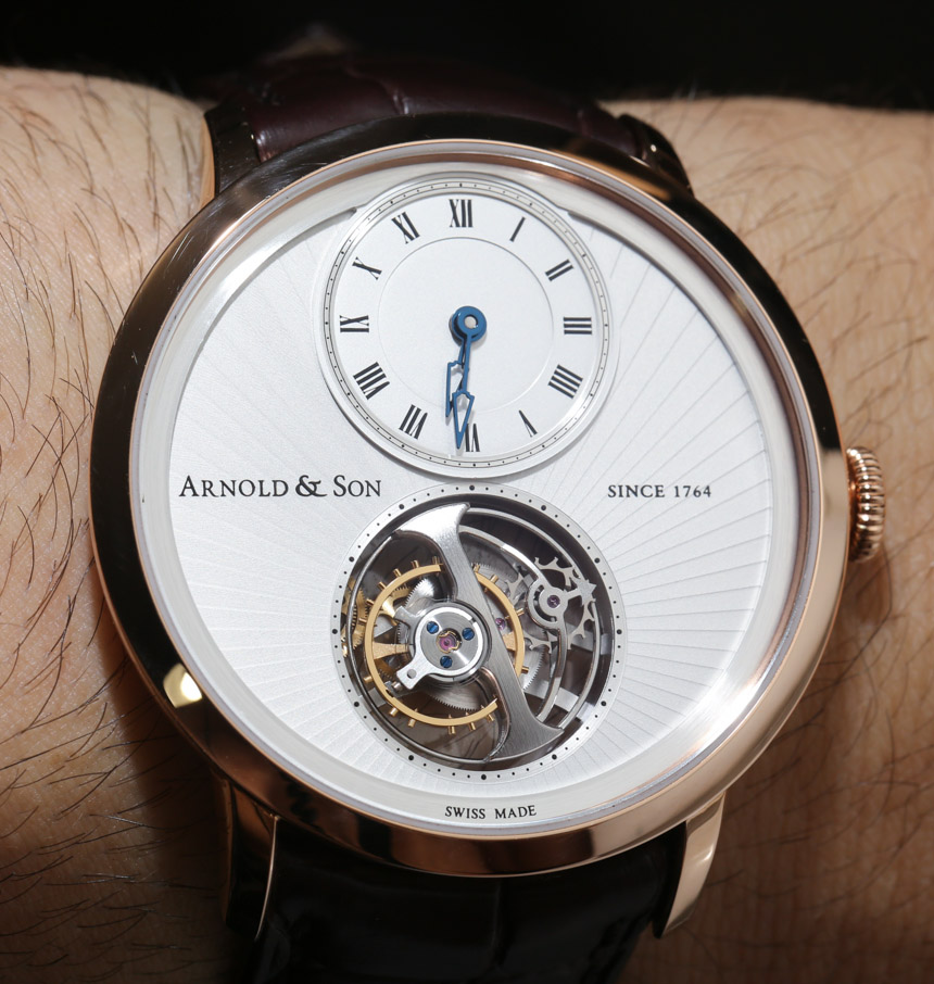 Arnold & Son UTTE "Ultra-Thin Tourbillon" Watch Review Wrist Time Reviews 