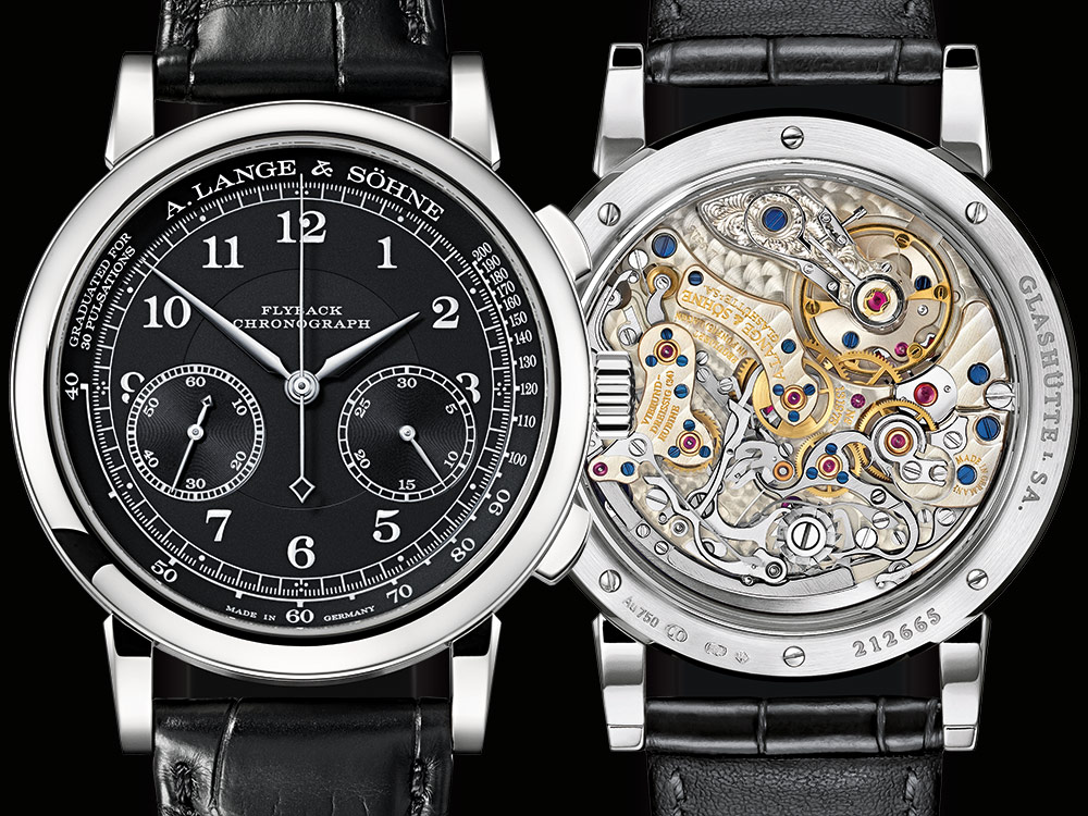 A. Lange & Söhne 1815 Chronograph Watch With Black Dial Watch Releases 