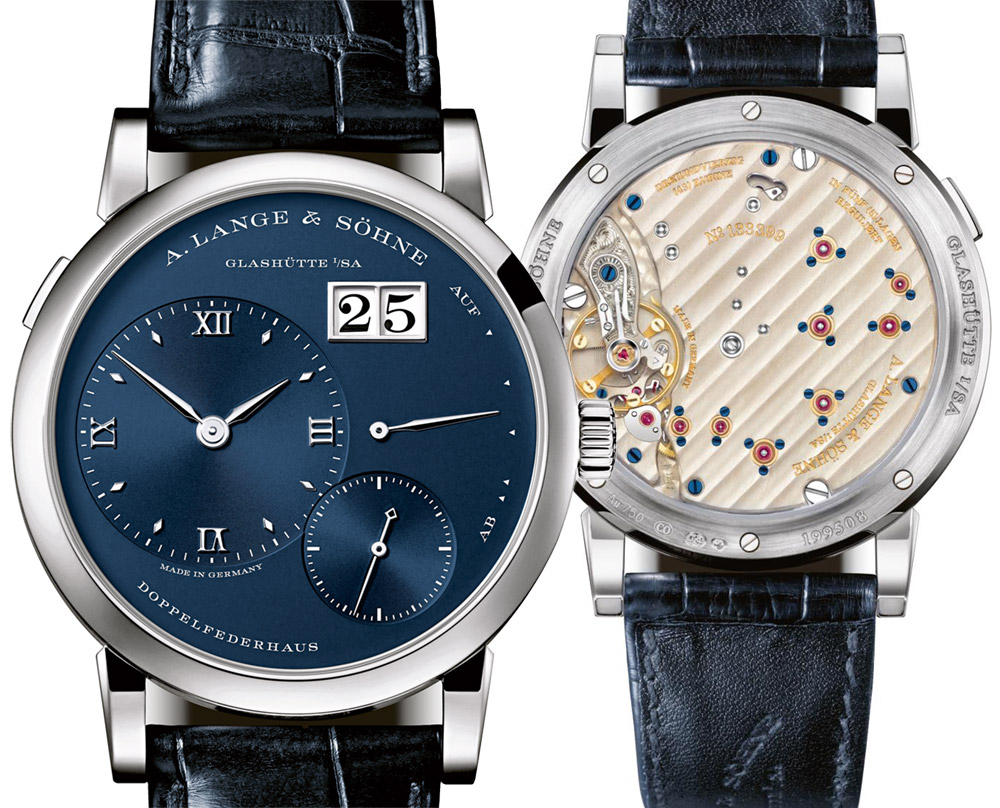 A. Lange & Söhne 1815 Rattrapante Perpetual Calendar Handwerkskunst & Blue Series Watches Watch Releases 