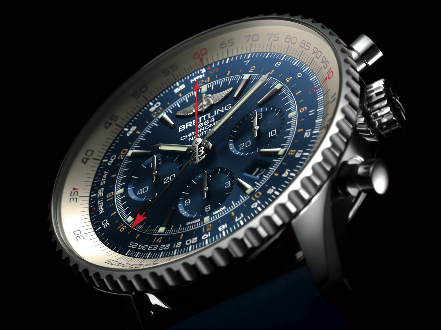 Watch Recommended : Breitling Navitimer GMT Aurora Blue 2016