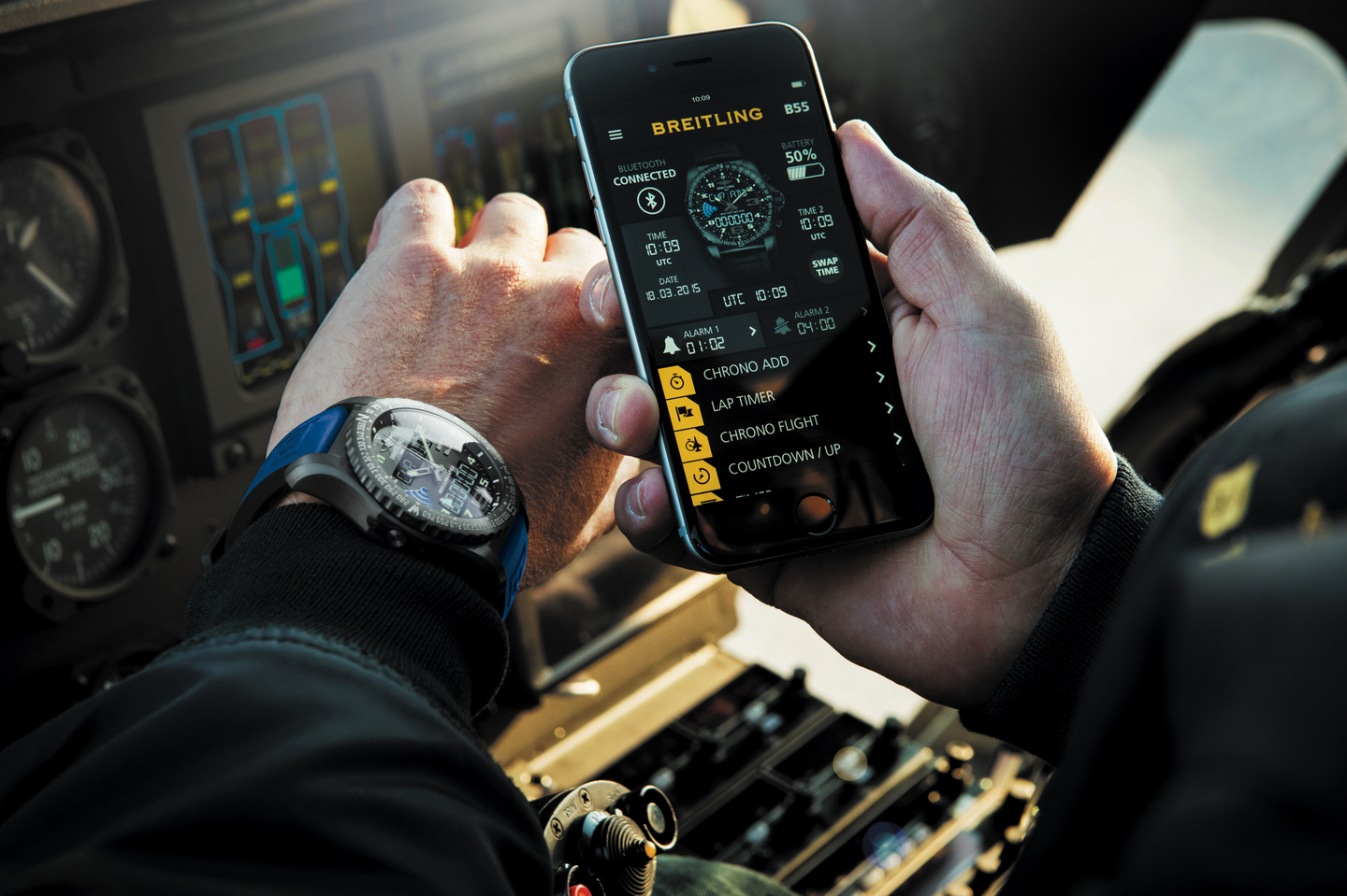 Pre-Baselworld 2015: Breitling B55 Connected