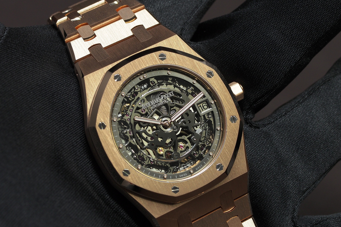 Hands-On with Audemars Piguet Royal Oak Openworked Extra Thin Rose Gold