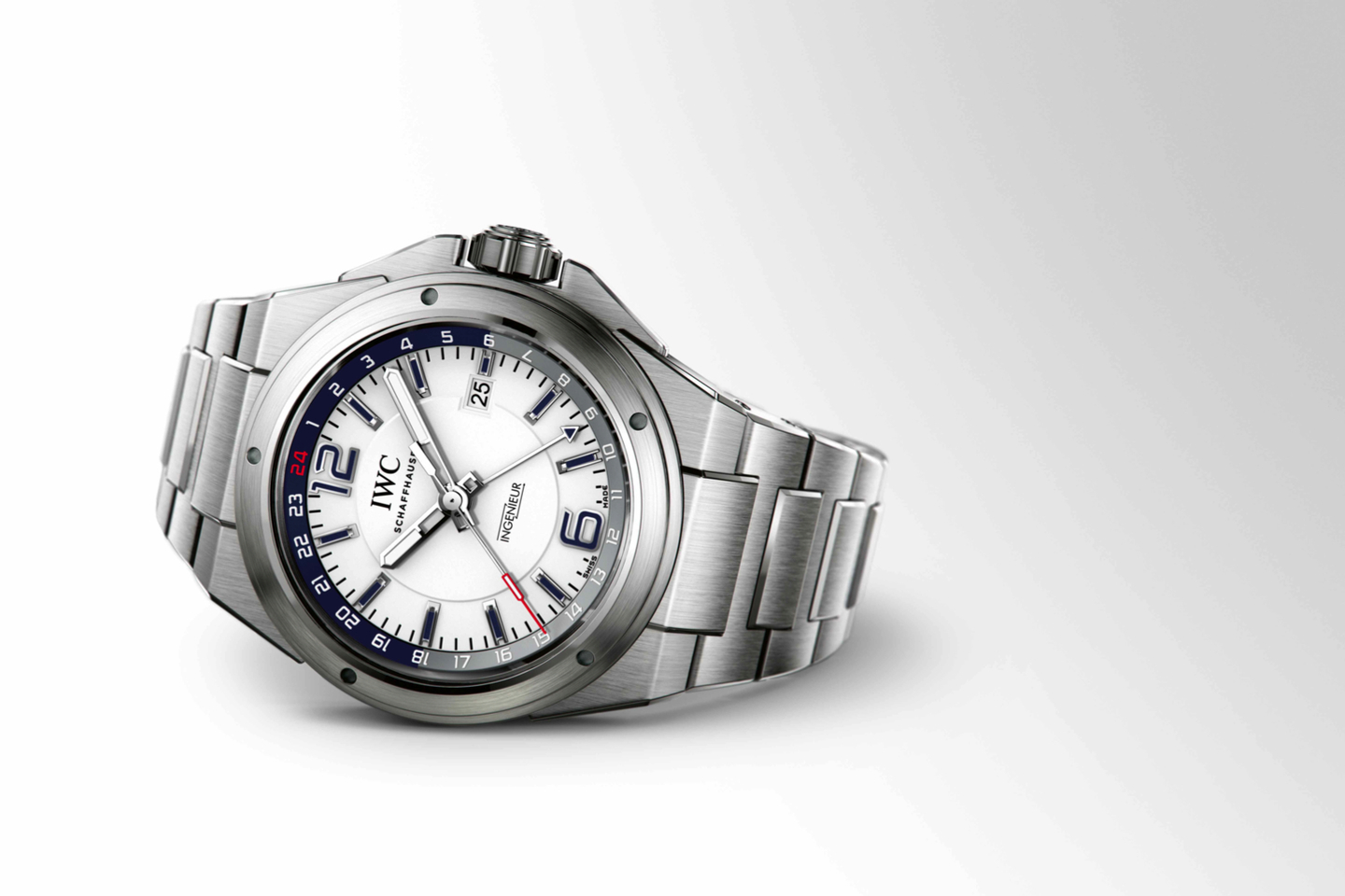 IWC Introduces the Ingenieur Dual Time in stainless steel