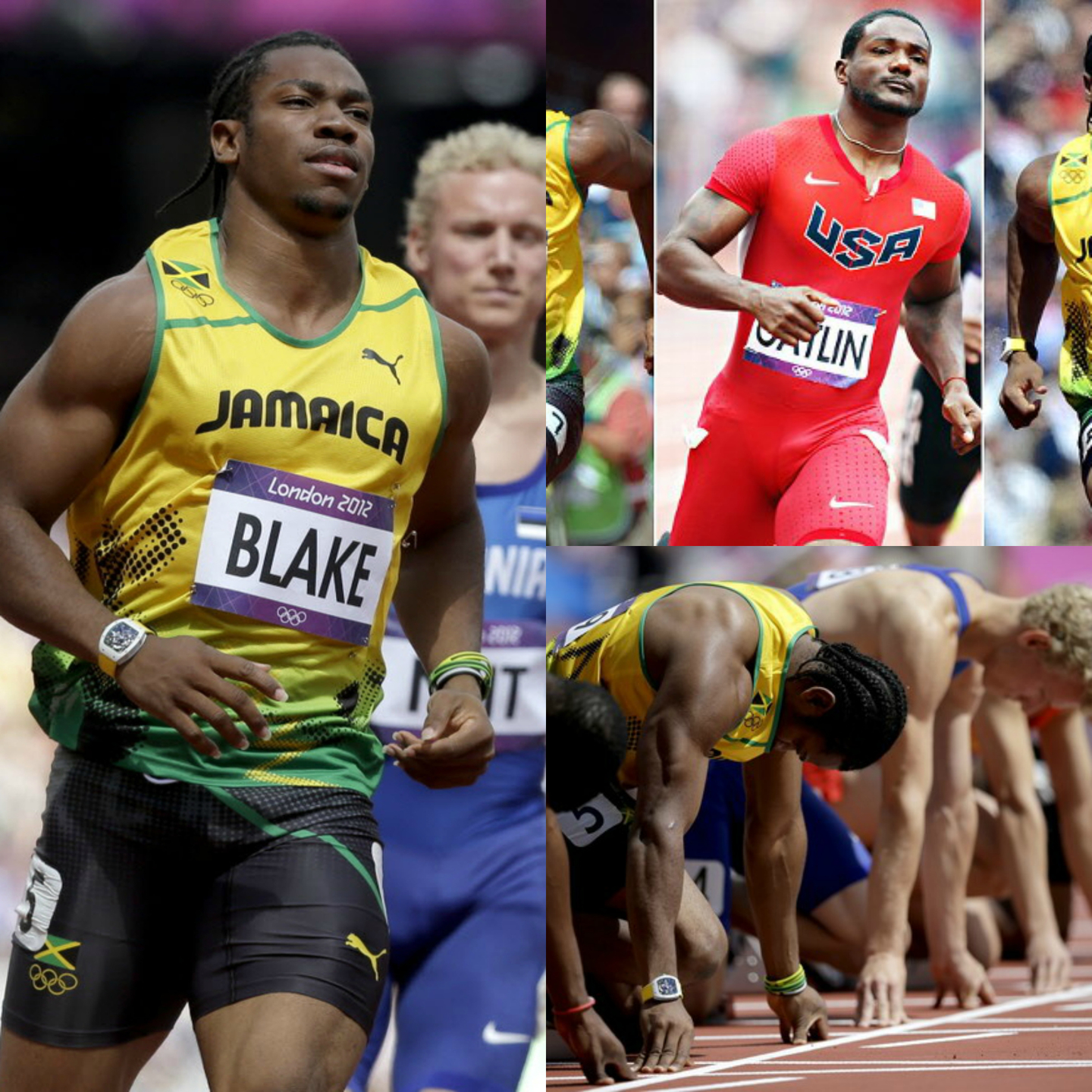 Usain Bolt and Yohan Blake to compete in 100 meter Olympic Final, Blake to do so while wearing a Richard Mille tourbillon