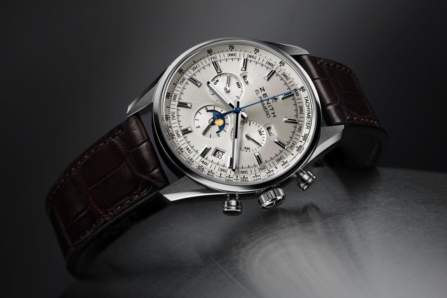 The Zenith El Primero 410 Chronograph with Moonphase and Triple Calendar