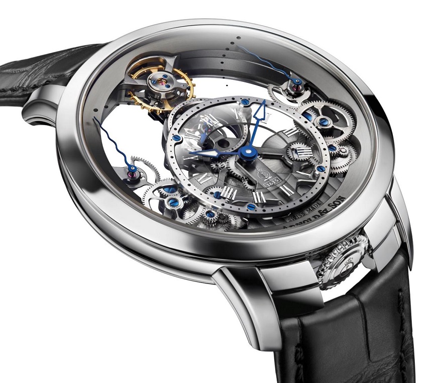 Arnold & Son Time Pyramid Watch Now In Steel