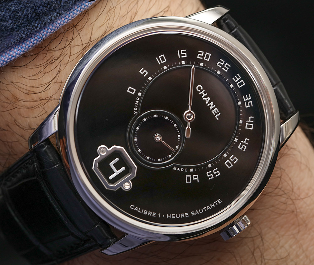 Chanel Monsieur De Chanel Watch In Platinum With Black Enamel Dial Hands-On