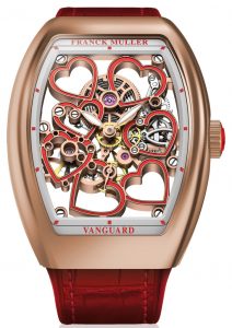 Franck Muller Vanguard Lady Tourbillon Gravity And Vanguard Heart Skeleton Watch Releases Watches for women