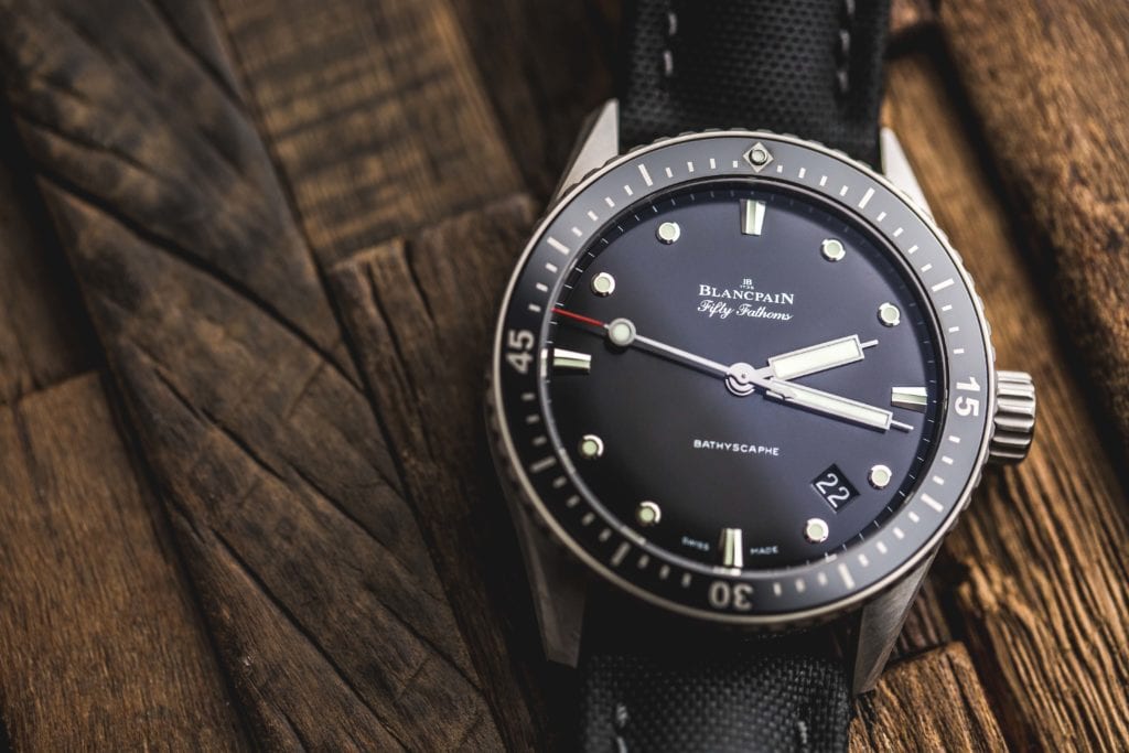 A Deep Dive watches on the Blancpain Fifty Fathoms for sale